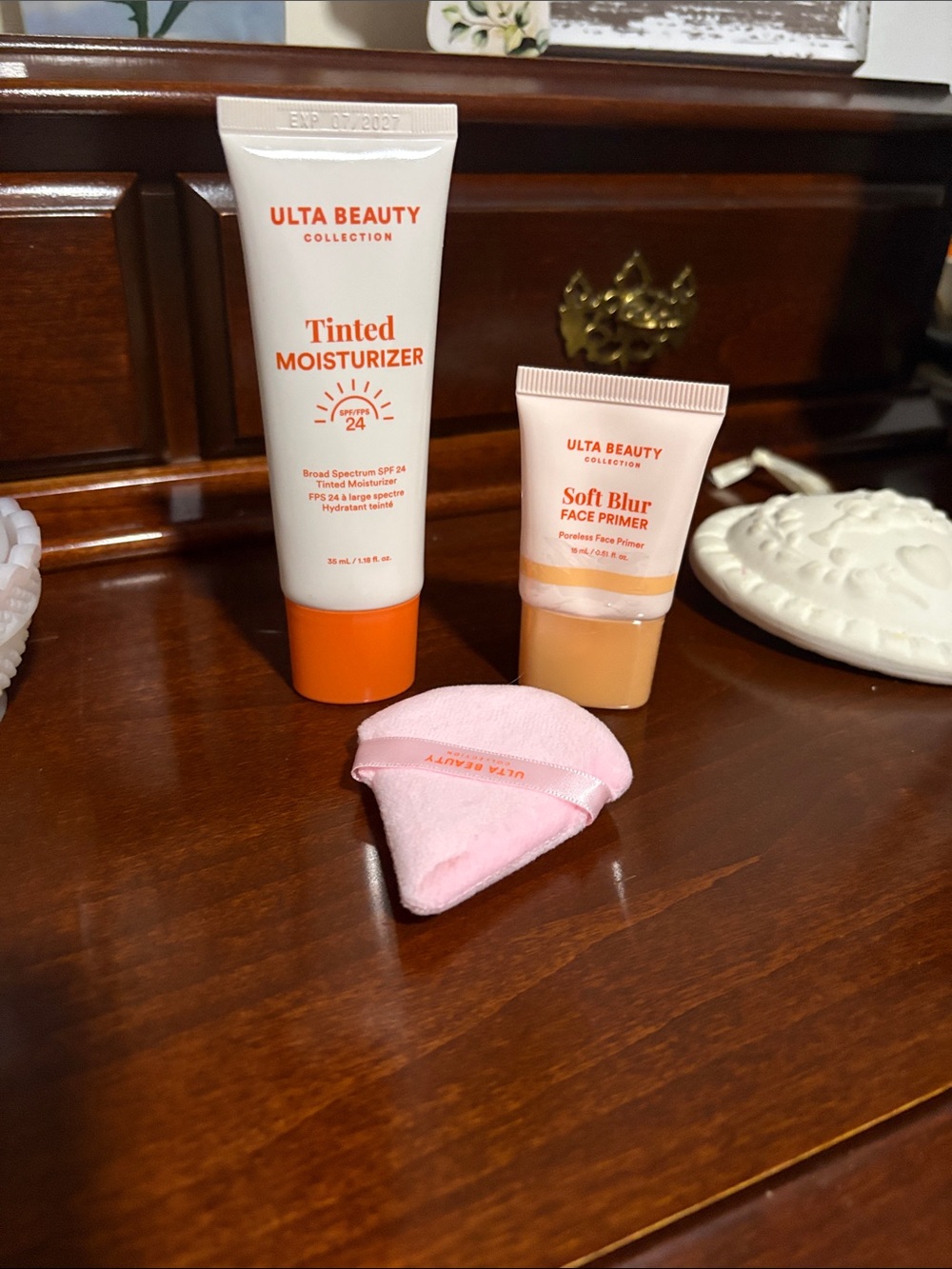 Ulta Beauty Tinted Moisturizer & Soft Blur Face Primer - White, Orange & Pink